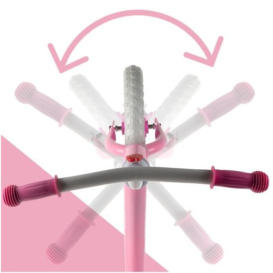 SMONTOVÁNO Dětské odrážedlo Trevis 12" růžové