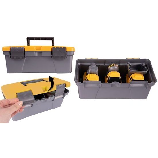 Šroubovací autíčko s kufříkem a 3 autíčky Engineering Control