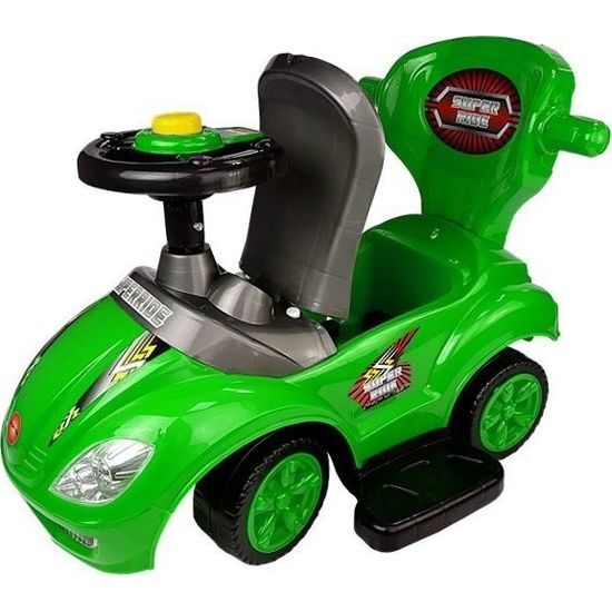 Odrážedlo s posunovačem 3V1 zelené