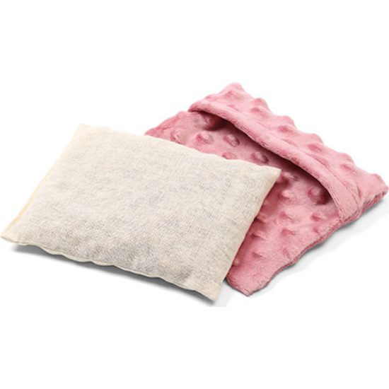 Polštářek s třešňovými peckami růžový