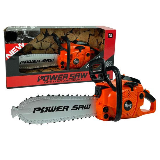 Dětská motorová pila Chain Saw oranžová
