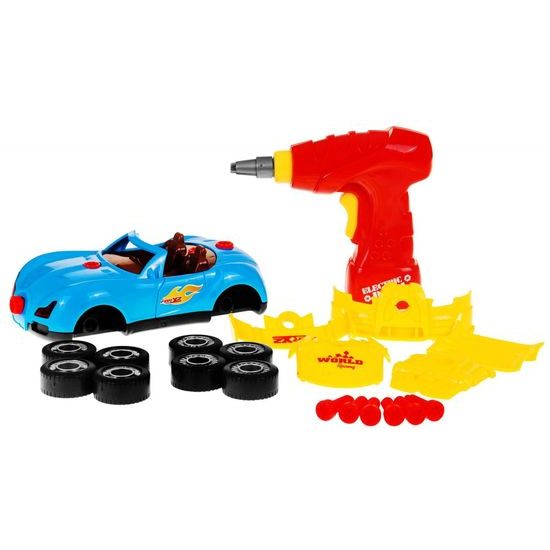 Dětské šroubovací autíčko na baterie 2v1 Racing Car