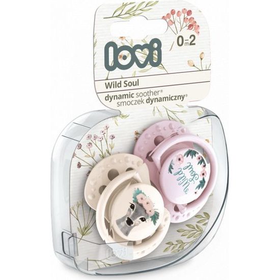 Lovi Dudlíky Lovi 0-2m, Wild soul - růžová, béžová