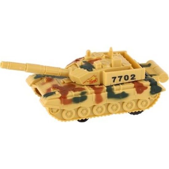 Tank na baterie se světlem - mix 3 barvy