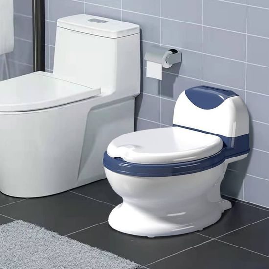 Ecotoys dětský nočník modro-bílý