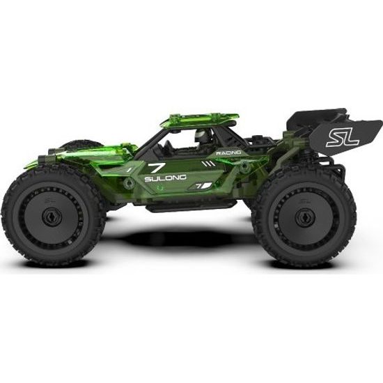Auto RC buggy zelené na baterie - stavebnice