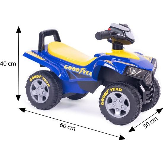 Dětské odrážedlo čtyřkolka Goodyear - modrá