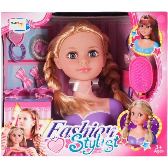 Česací hlava pro holčičky Fashion Stylist