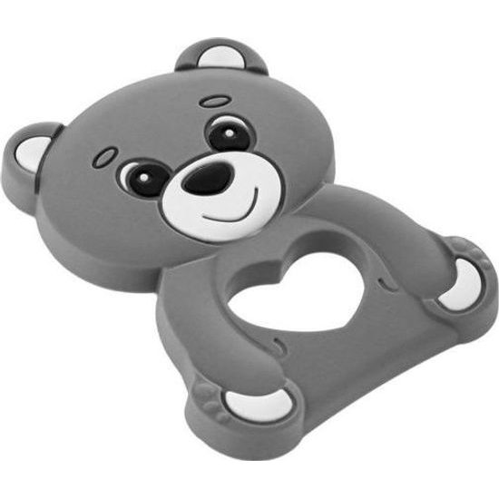 Silikonové kousátko Akuku Medvídek