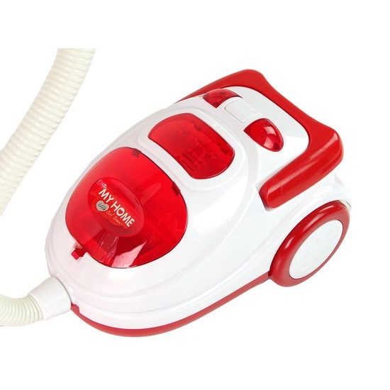 Dětský vysavač na baterie se světlem My Home červený