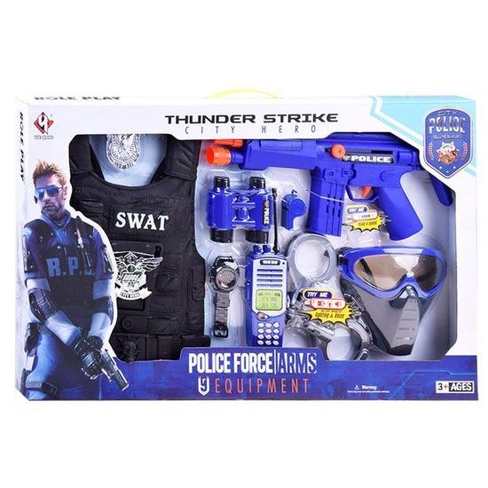Policejní sestava pro děti Police Force s příslušenstvím