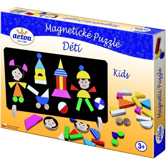 Magnetické puzzle děti