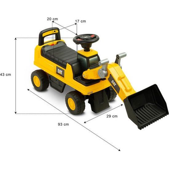 ODRÁŽEDLO NAKLÁDAČ CAT LOADER Žlutý