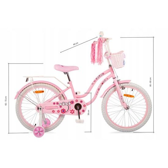 Mexller dětské kolo SISI 20" světle růžová