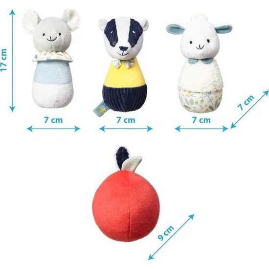 Edukační plyšové kuželky Badger Edmund Friend