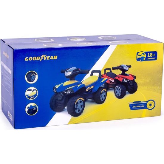 Dětské odrážedlo čtyřkolka Goodyear - modrá