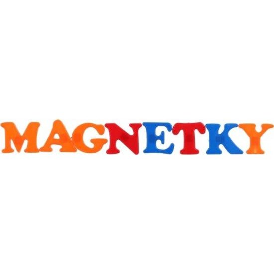 Magnetická písmena - cca 27ks