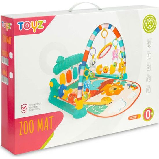 Vdělávací podložka se zvuky - Zoo oranžová