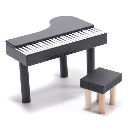 Dřevěný 2 patrový domeček pro panenky s LED osvětlením rezidence Grace