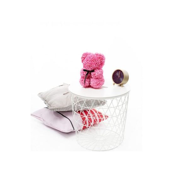 Medvídek z růží růžový Rose Bear 25 cm