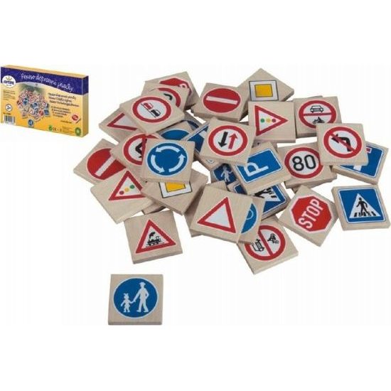 Dřevěné Pexeso - dopravní značky 36ks