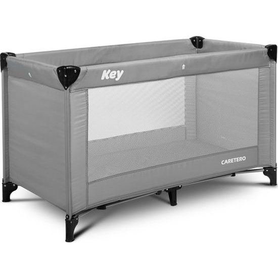 Cestovní postýlka Caretero Key Grey