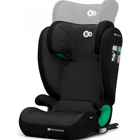 Autosedačka Kinderkraft Junior FIX 2019 Isofix black