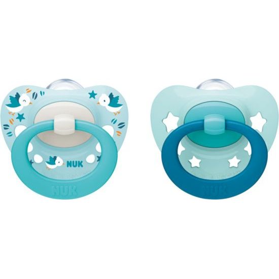 Nuk Dudlík silikonový Signature, 0-6m, 2ks