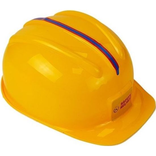 Dětská sada nářadí se žlutou helmou