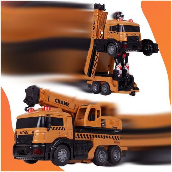 Robot transformer - jeřáb 2v1 Titan na dálkové ovládání