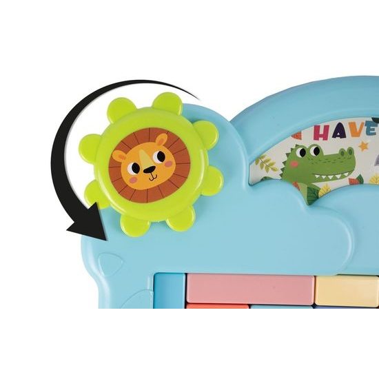 Dětská dovednostní hra Tetris s krokodýlem