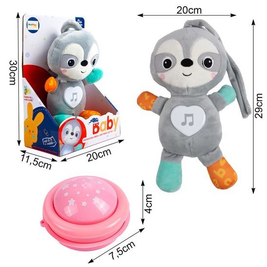 Interaktivní plyšový lenochod na baterie Little Animal