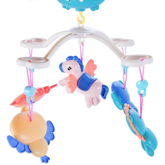 Kolotoč nad postýlku s melodiemi a dálkovým ovládáním Tučnáček