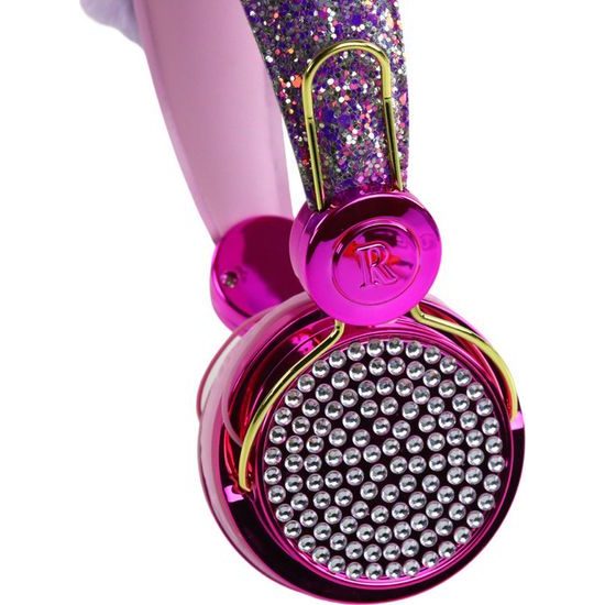 Dětská sluchátka v růžových odstínech