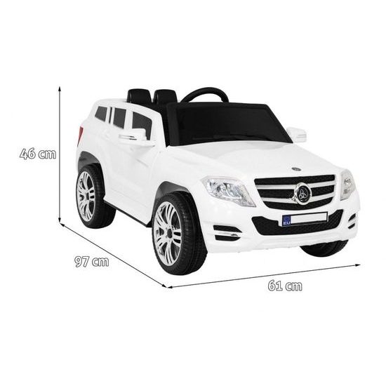 Dětské elektrické autíčko City Rider bílé