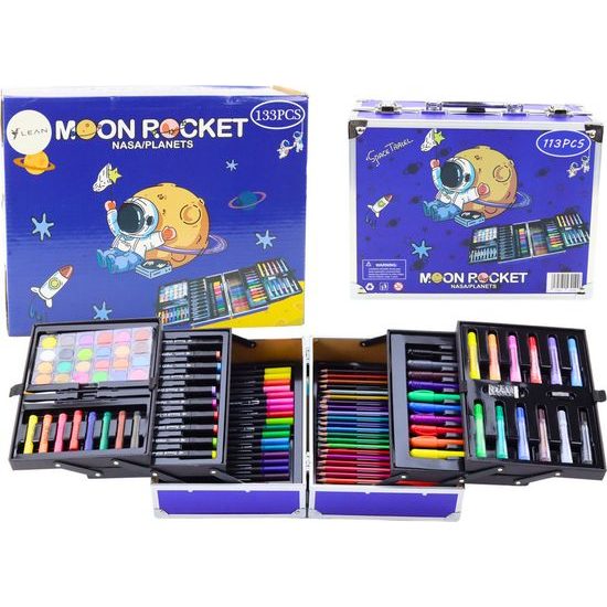 Umělecká sada v rozkládacím kufru Kosmos 133 kusů