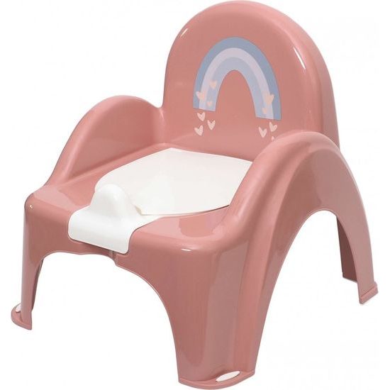 Dětský nočník s poklopem METEO růžový