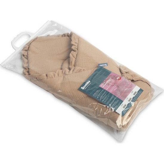 Dětská mušelínová zavinovačka - béžová