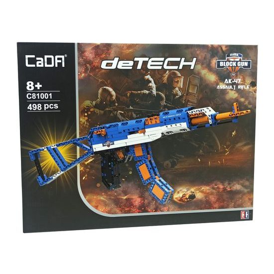 CaDA dětský samopal AK-47 stavebnice 498 dílků