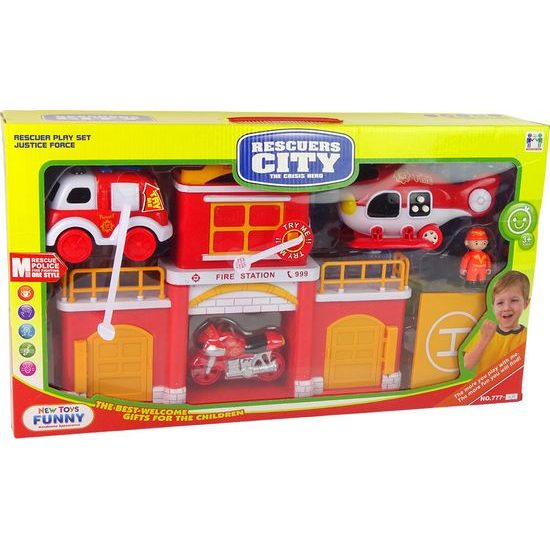 Hasičská stanice s doplňky