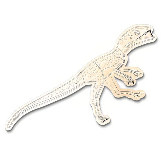 Dinosaurus - anatómia tela - edukatívne puzzle - SLOVENSKÁ VERZIA