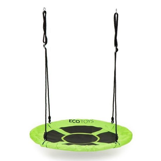 Ecotoys dětská houpačka Čapí hnízdo zelená