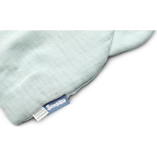 Mušelínová poduška do kočárku šedá