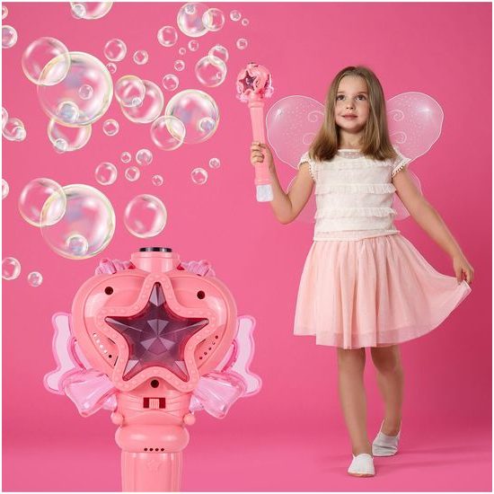 Dětský bublifuk na baterie Magická hůlka
