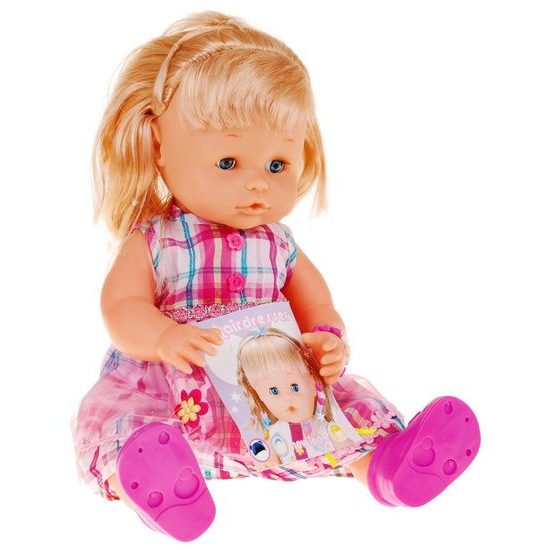 Kadeřnický salón s panenkou 39 cm a příslušenstvím Warm Baby