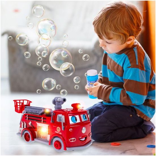 Majlo Toys hasičské auto s bublifukom a melódiami Bubble Pumper