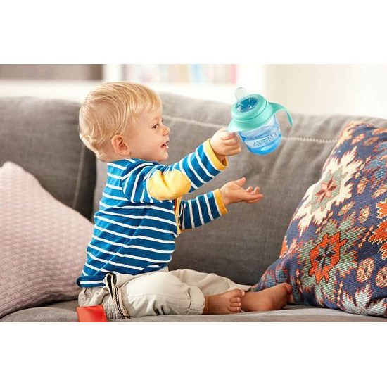 Philips AVENT Hrneček pro první doušky Classic 200 ml s držadly chlapec