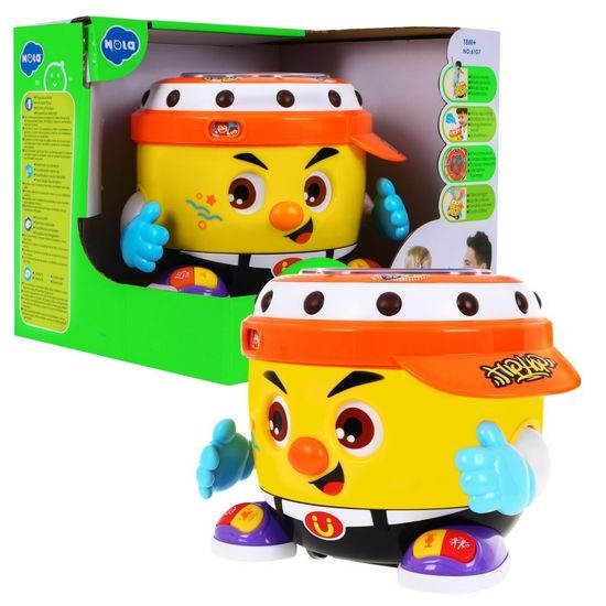 Huile Toys interaktivní bubínek s nahráváním pro nejmenší DJ Party Drum