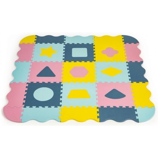 Ecotoys XXL pěnová puzzle hrací deka Happy Color