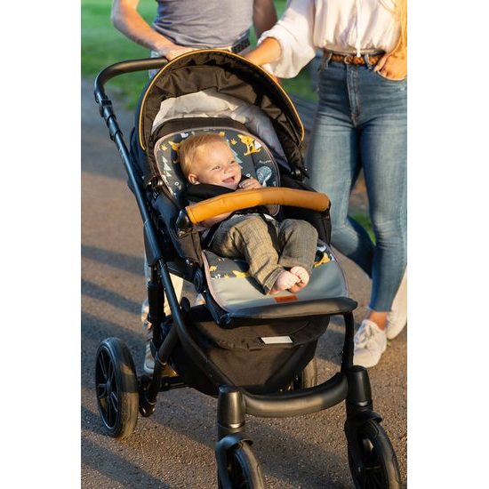 Podložka do kočárku Wafel boho květy